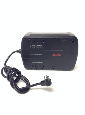 APC Back-UPS ES 550 BE550G 8-Outlet Uninterruptible Power Supply,QTY, No Battery