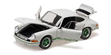 Minichamps 1/18 Scale Diecast Porsche 911 Carrera RS White 1972 Model