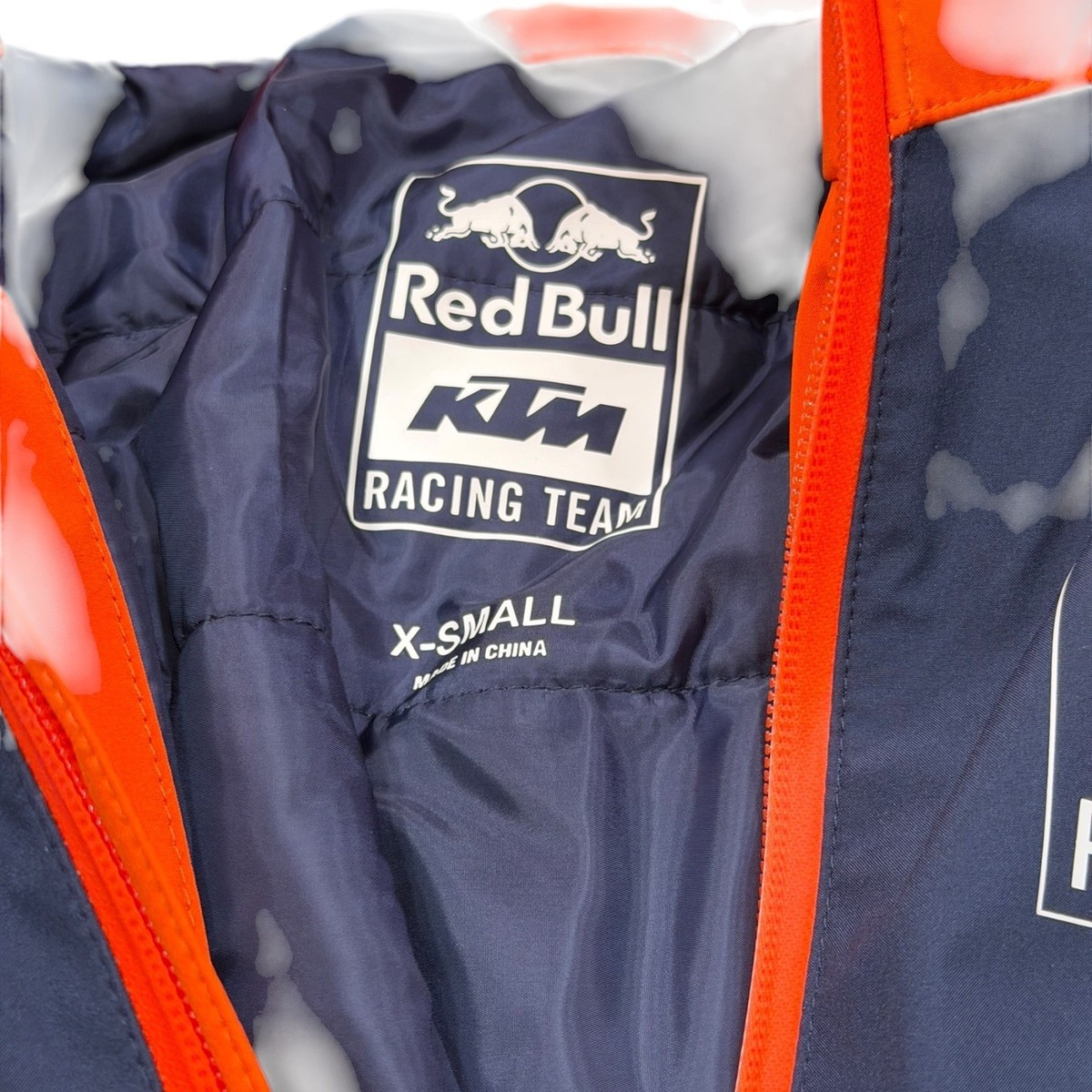 Red Bull KTM Racing Team Jacket Mens XS Navy Orange Hooded