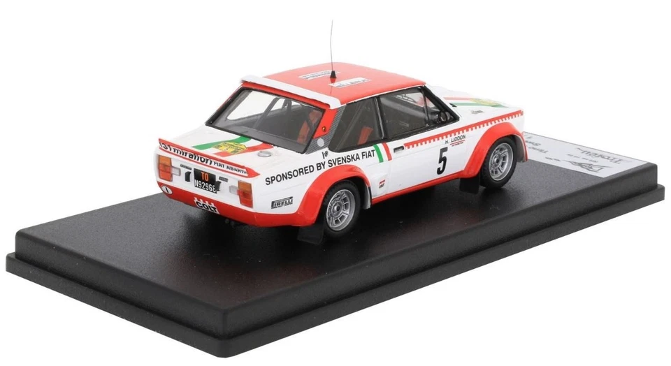 TROFEU, FIAT 131 Abarth #5 Rallye de Suède 1977 T.MAKINEN / H.LIDDON – Limité... - Photo 2/3