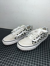 Vans Old Skool Skate Sneakers Shoes Mens 7 Women s 8.5 Black/White Checkerboard