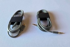 NEW OEM Gray USB-C and 3.5mm Aux Cables for Beats Studio Pro Wireless Headphones