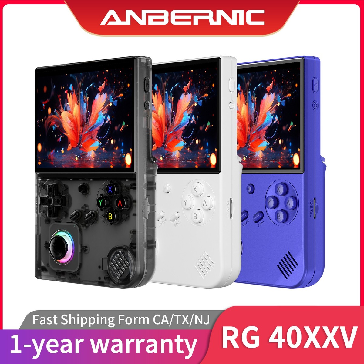 ANBERNIC RG 40XXV 4.0' IPS handheld Game Console Linux 64