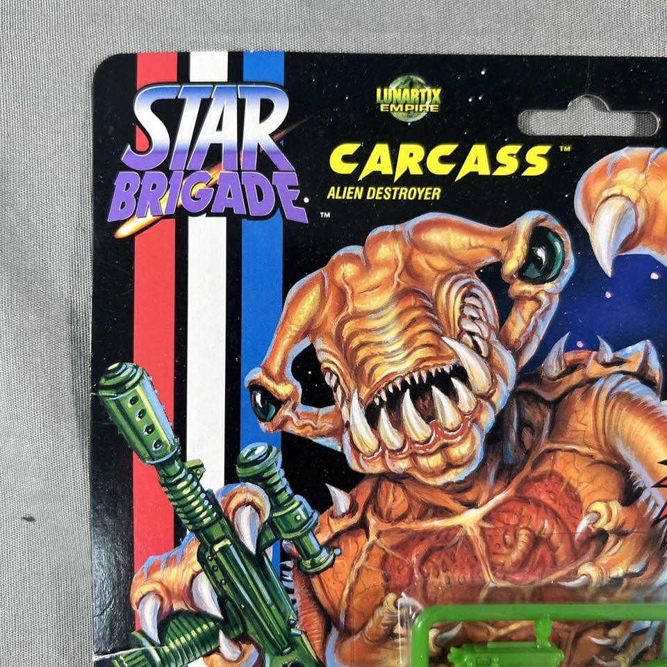 Gi Joe Star Brigade 外星人尸体 全新 真正的美国英雄 复古 孩之宝 密封 — 第 2/4 张图片