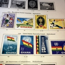 GHANA 1959 FOOTBALL PART SET, UNITED NATIONS SET MINT AND DUKE OF EDINBURGH MINT