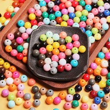 Bracelet Necklace Acrylic Round DIY Jewelry making 10mm 50pcs Loose Beads