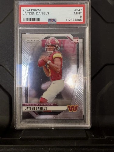 2024 Panini Prizm Rookies Jayden Daniels #347 (RC) PSA-9