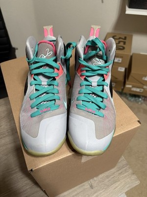 Size 6Y / 7.5 Womens - Nike Lebron 9 GS South Beach Basketball Shoes Nike Lebron 9 South Beach GS Youth 6 Womens 7.5 472664 006  main image 4