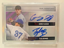 2025 Pulse dual auto GEORGE KLASSEN TYLER BREMNER #ed 3/25! Los Angeles Angels
