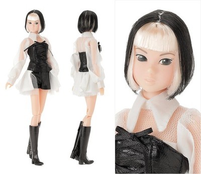 Momoko DOLL GIRL POP blue star B＆W Ver. Fashion Figure Sekiguchi