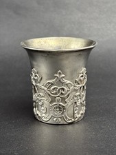 Gobelet timbale à vodka en argent massif Russie XIXe