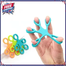 Wrist Exercise Finger Stretcher Band Grip Strength Fitness Hand Resistance Toy