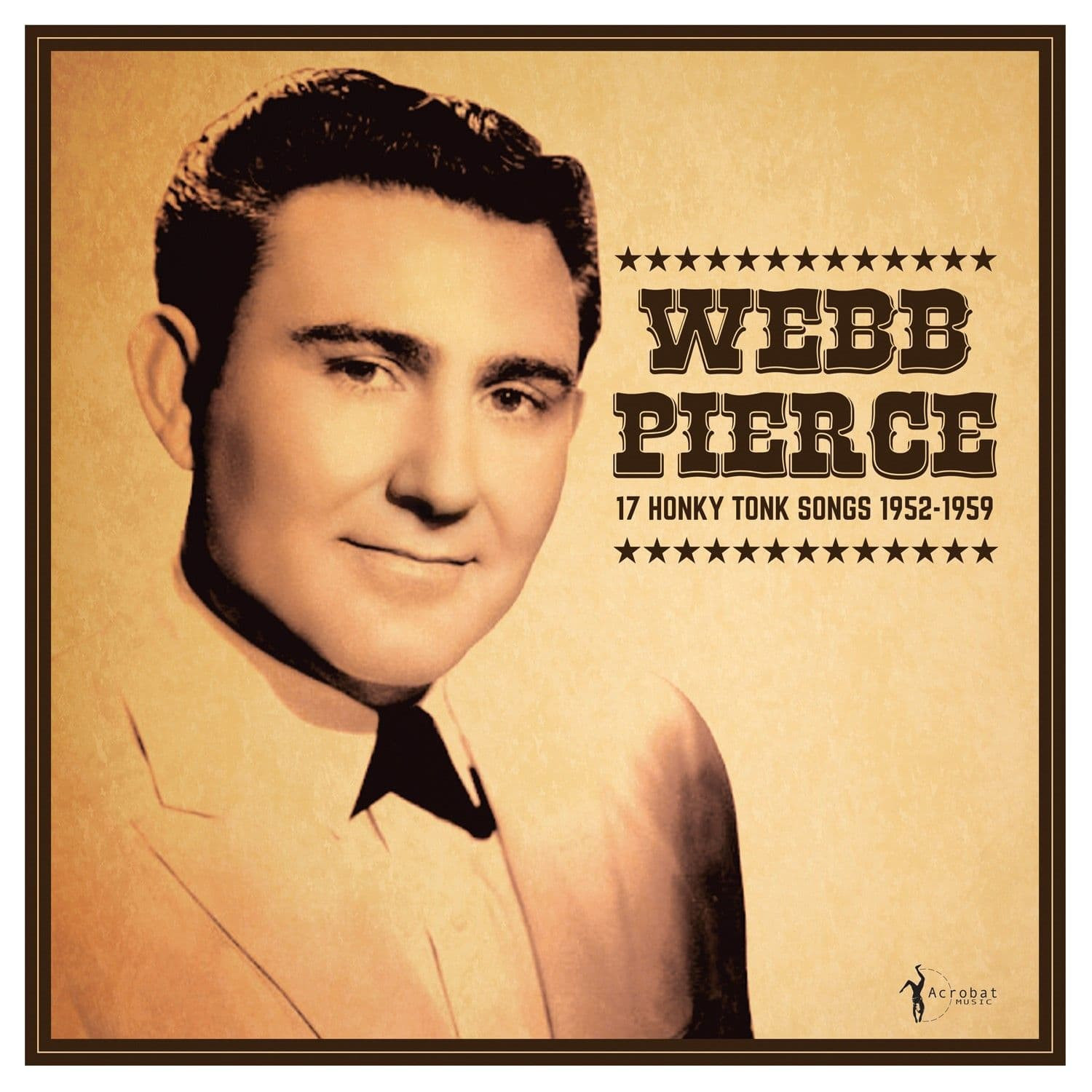 Webb Pierce - 17 Honky Tonk Songs LP Vinyl Record