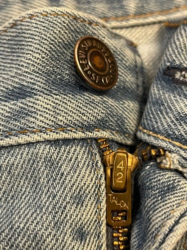 Vintage 70s 36x30 Levi's 646 Orange Tab Bell Bottom Flare Jeans Talon 42 USA - Bild 4 von 11