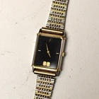 New ListingVintage Seiko F Initials Tank 2C20-3310 R Quartz MN Dial Japan 1980s Working 6.5