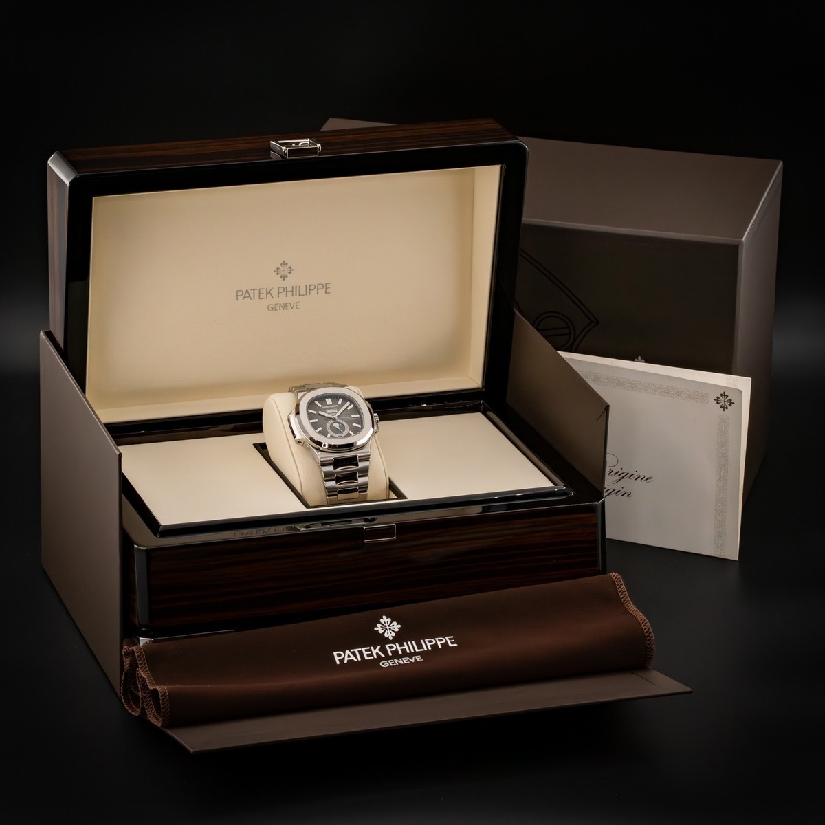Patek Philippe Nautilus Annual Calendar Moon Phase 5726/1A-001 Box