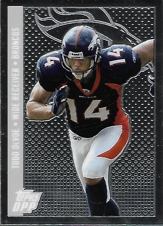 2006 Topps Draft Picks and Prospects Chrome Silver #110 Todd DeVoe /199 FB
