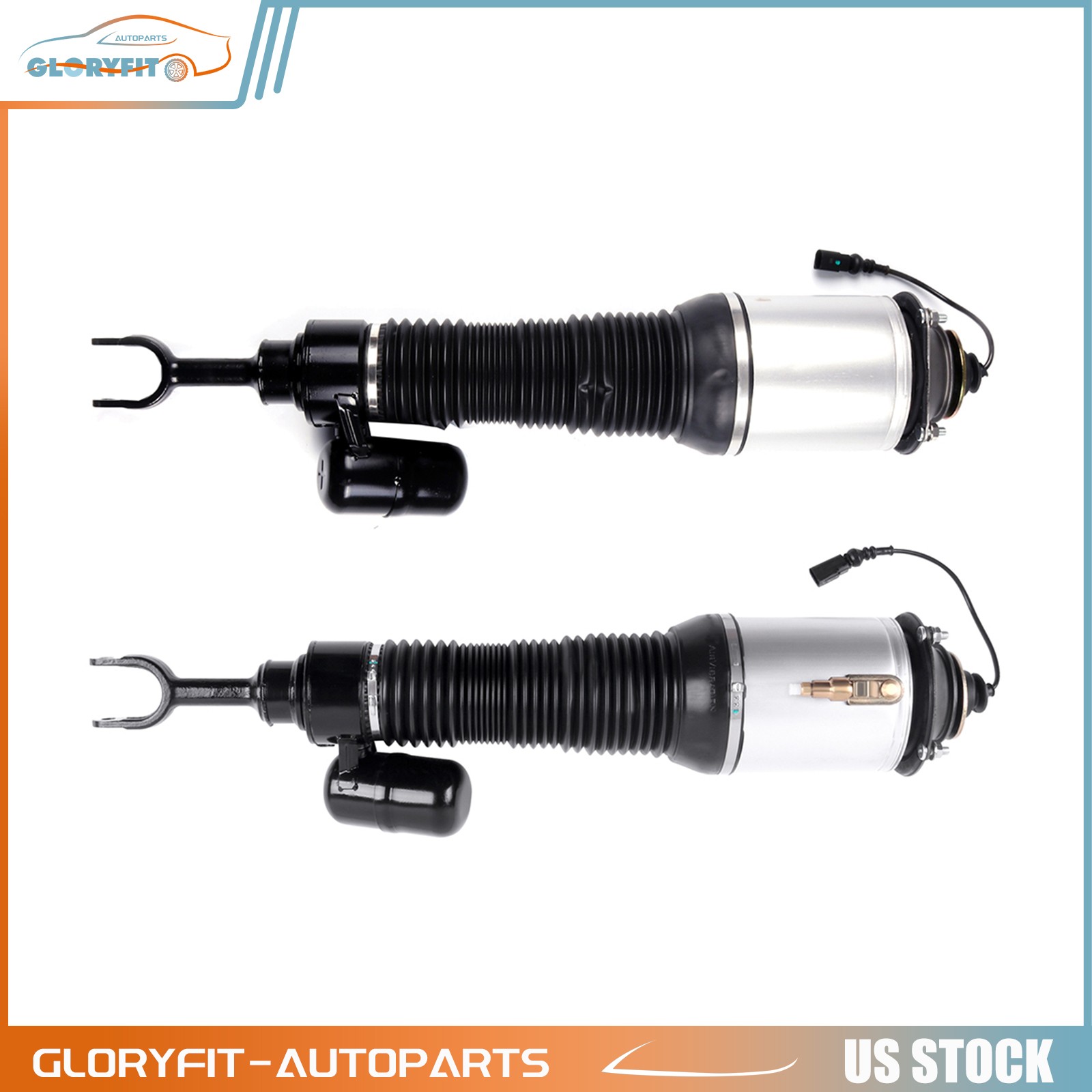 Front Pair Air Suspension Shock Strut For Bentley Continental GT GTC Flying Spur