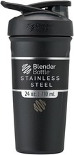 BlenderBottle Strada Shaker Cup Insulated Stainless Steel Water Bottle with Wire