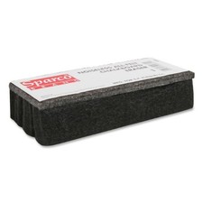 Sparco All Felt Chalk Board Eraser - Dustless - Black - Felt SPR1 