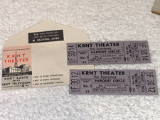 THE SUPREMES 2 UNUSED 1969 CONCERT TICKETS AND WILL CALL ENVELOPE KRNT THEATER