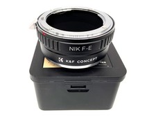 K F Concept NIK F-E Nikon F to Sony E-Mount Lens Adapter