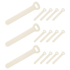 15 Pcs Leather Zipper Puller, 2.6" Zipper Sliders, Apricot