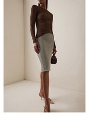 Miu Miu Lam  Ribbed-Knit Top