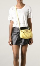 Marc by Marc Jacobs Mini Natasha Leather Crossbody Bag Yellow Rare 