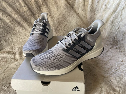 Adidas Mens 11 Gray Silver UBounce DNA Running Shoes IG6003 New