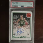Topps 2025 Larry Bird Autograph Insert #80B2-LB Boston Celtics PSA 9