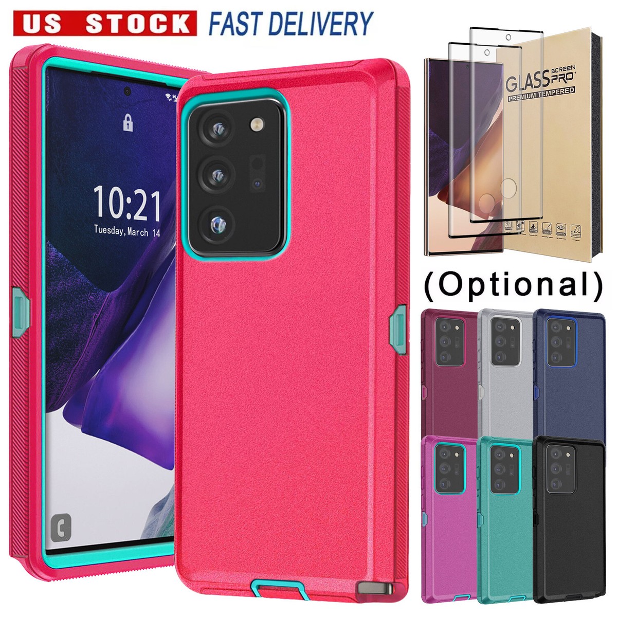 For Samsung Galaxy Note 20/Note 20 Ultra Cover Shockproof Case
