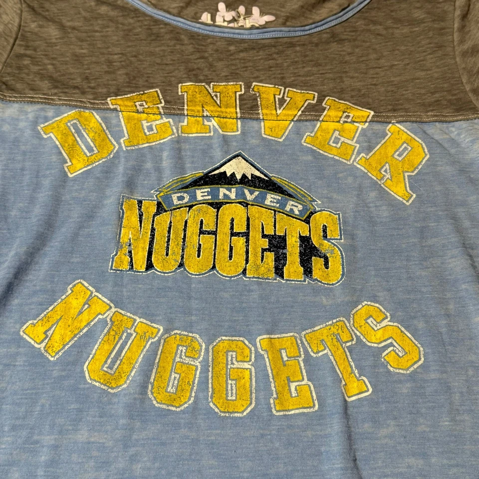 Touch by Alyssa Milano Denver Nuggets Women's Size XL Lightweight T Shirt - Image 2 of 4
