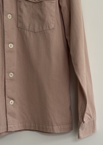 Allsaints “Spotter” Distressed Look Shirt/Overshirt /Shacket Pink Salmon Medium - Picture 12 of 12