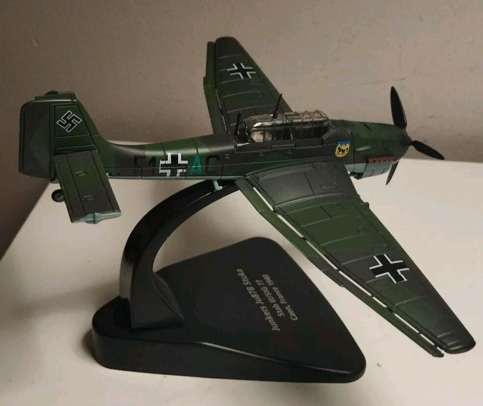 JUNKERS Ju87B Stuka German Bomber Plane Model eBay