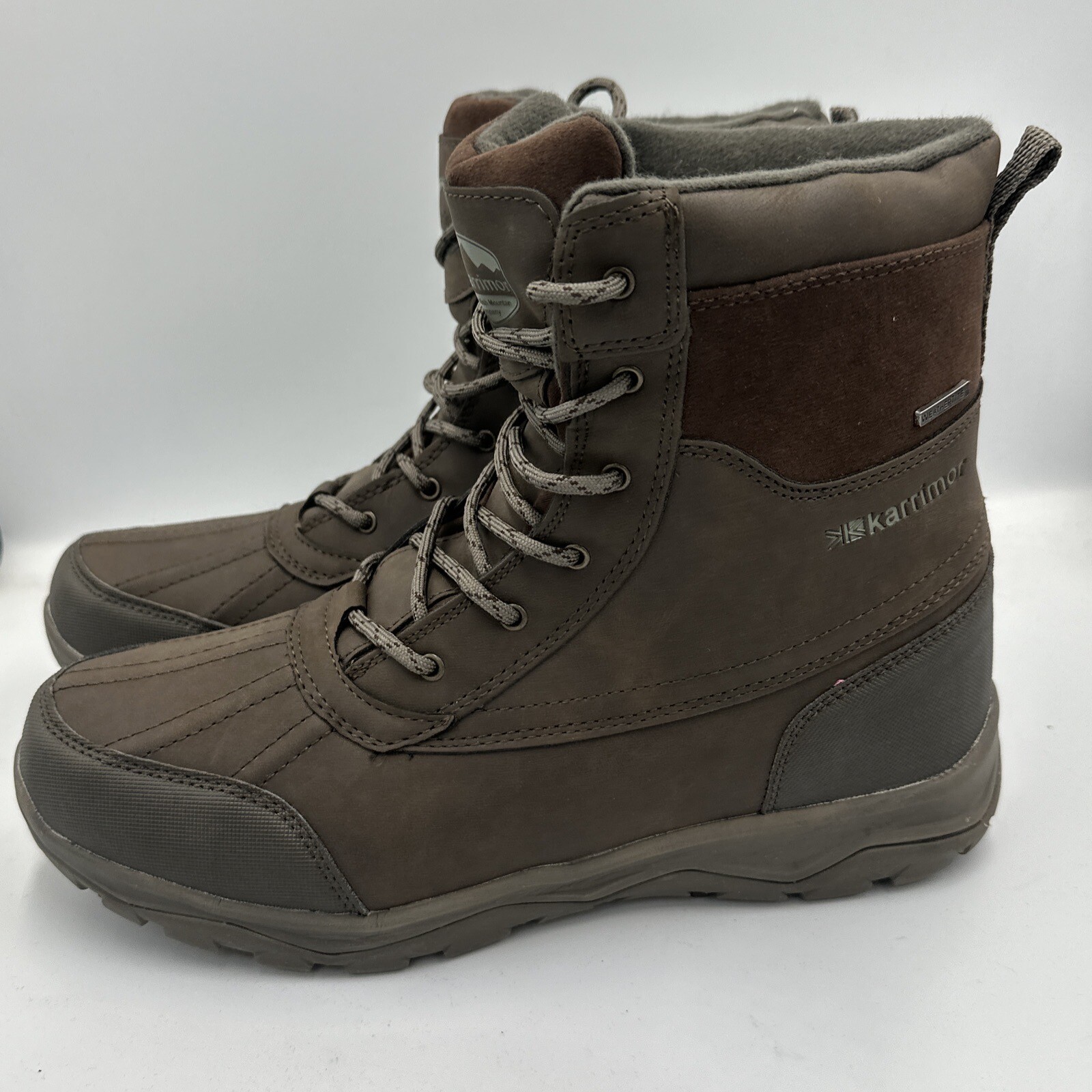 Karrimor Edmonton Mens Walking Hiking Ankle Boots Brown Size UK 9