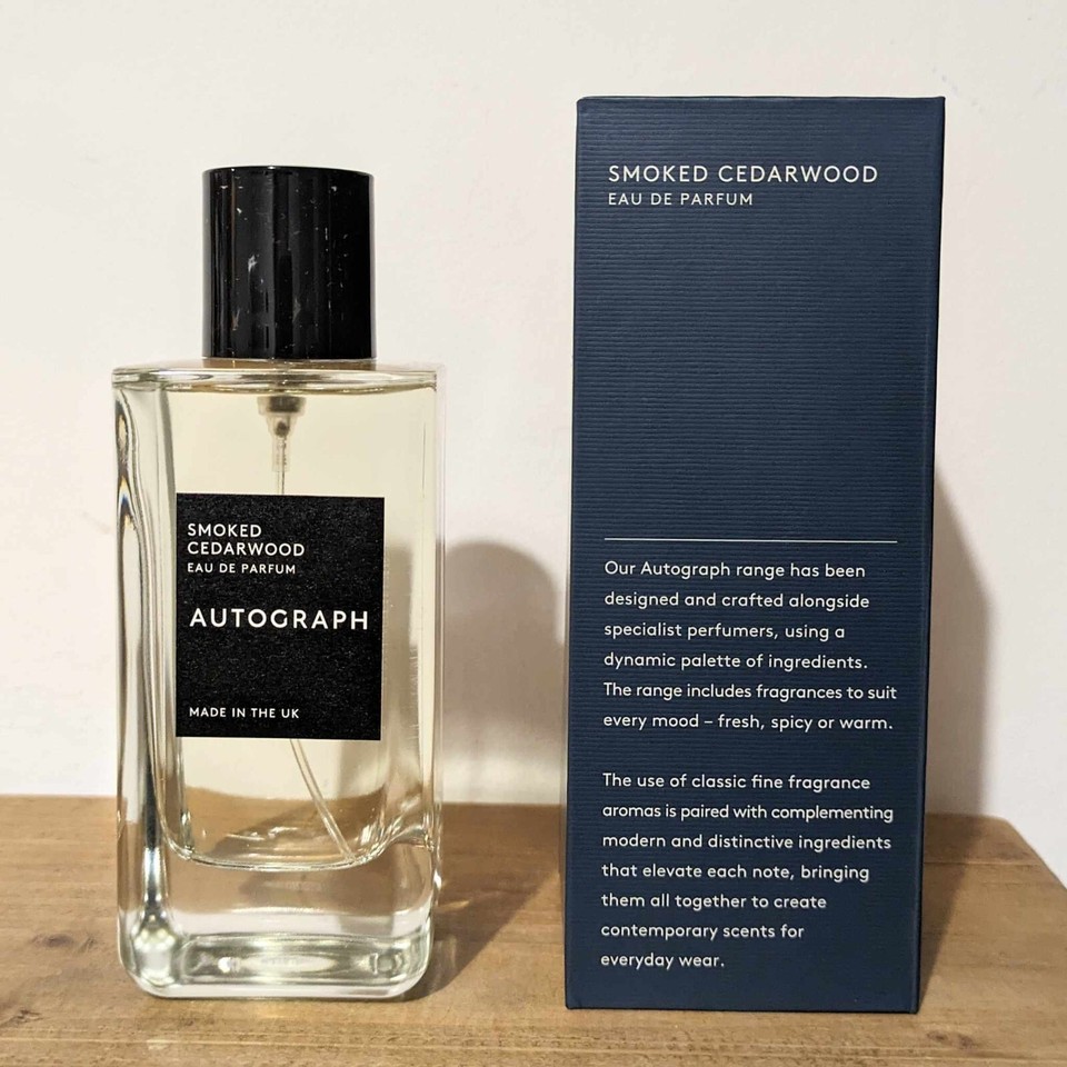 M&S Autograph 100ml Smoked Cedarwood Aftershave EDP Marks and Spencer