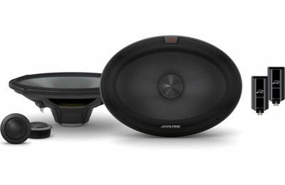 Alpine R-S69C.2 2-Way 600W Peak, 200W RMS R-Series 6x9'' Component Speakers