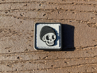 Data Crew Black/White Midnight OG Beanie Pouch Patch Rangers Eye RE EDC