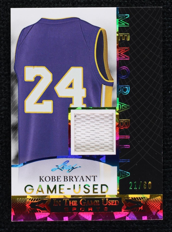 Game Used Kobe Retirement Jersey Game 2024 Leaf In The Game Used