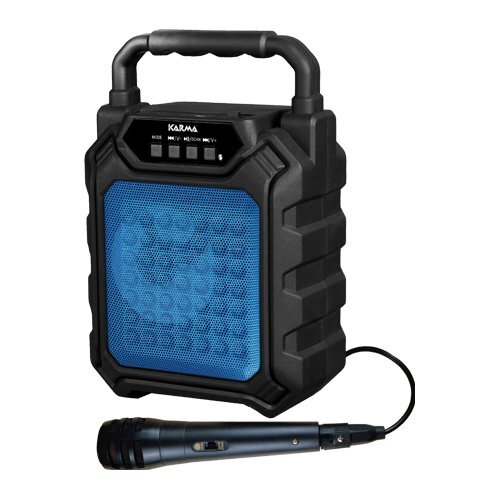 Karaoke Karma HPS B44B Blu Amplificato Mp3 ricaricabile