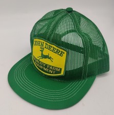 Nuevo De Colección Nuevo de Lote Antiguo John Deere Sombrero Snapback Toda Malla Verde K Productos Gorra Ajustable