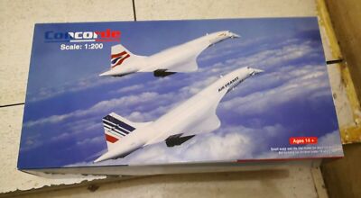 Wltk British Airways Concorde G-BOAG 1/200 Diecast Aircraft Model