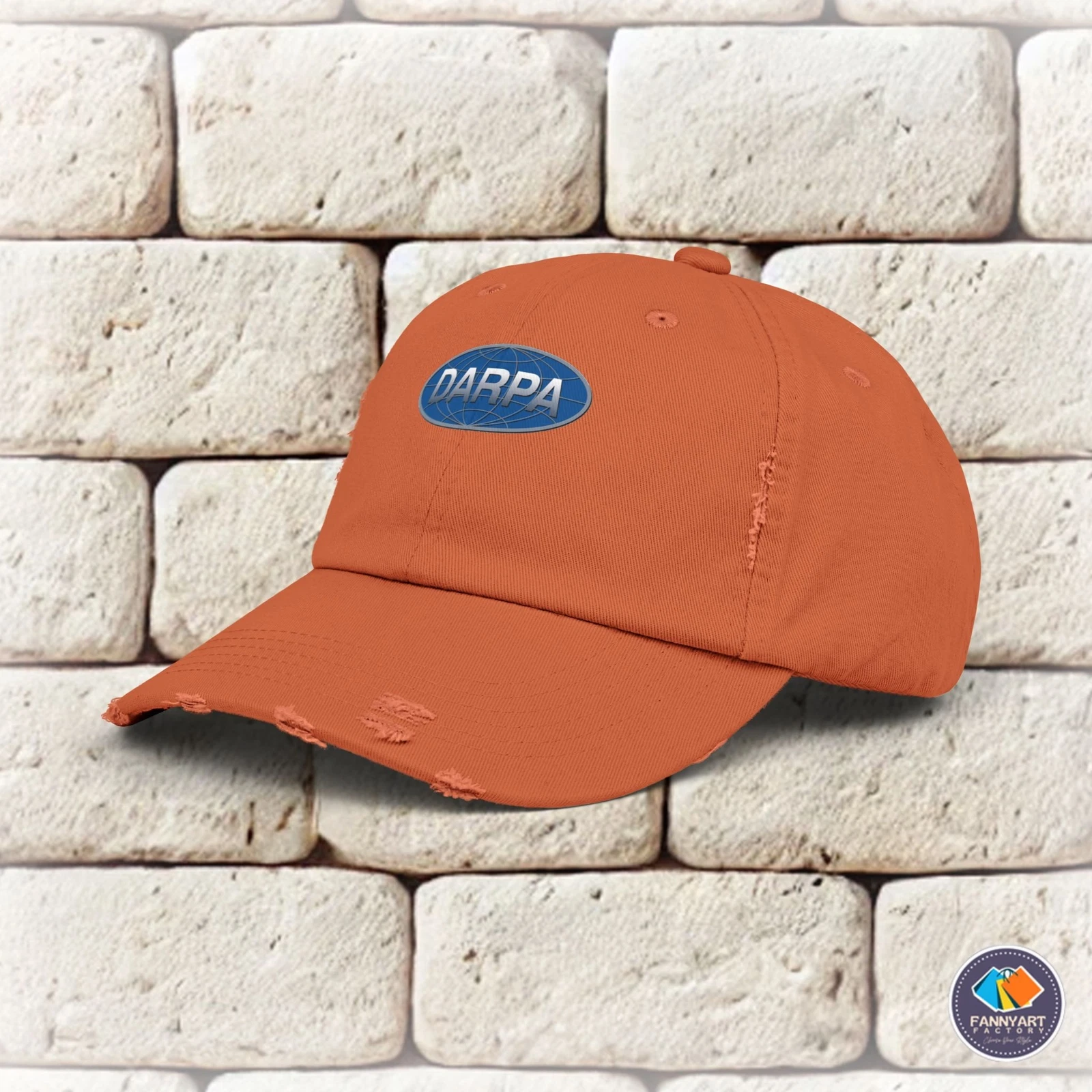 DARPA Emblem Unisex Distressed Cap