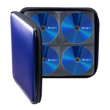 160 Capacity Portable DVD CD Storage Case with Zipper and Handle for Car Home