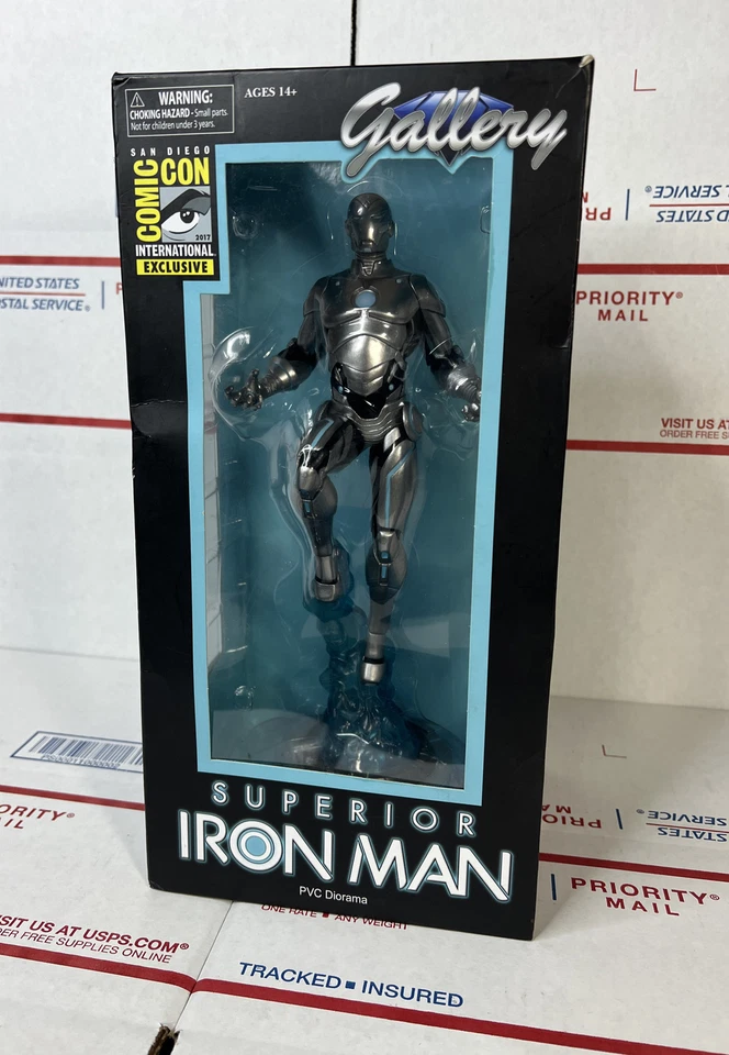 SDCC Comic Con 2017 独家漫威 11 英寸-高级钢铁侠-#2100 限量版-全新 — 第 4/4 张图片
