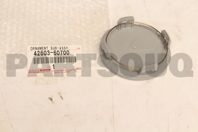 4260360700 Genuine Toyota ORNAMENT SUB-ASSY 42603-60700 | eBay