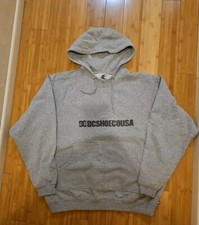 DC Shoes Co USA Hoodie Sweatshirt HOODIE Mens Large 90s Skater Grunge