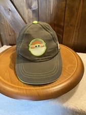 YOUTH Green Star Wars Baby Yoda Adjustable Cap/Hat OSFM, EUC