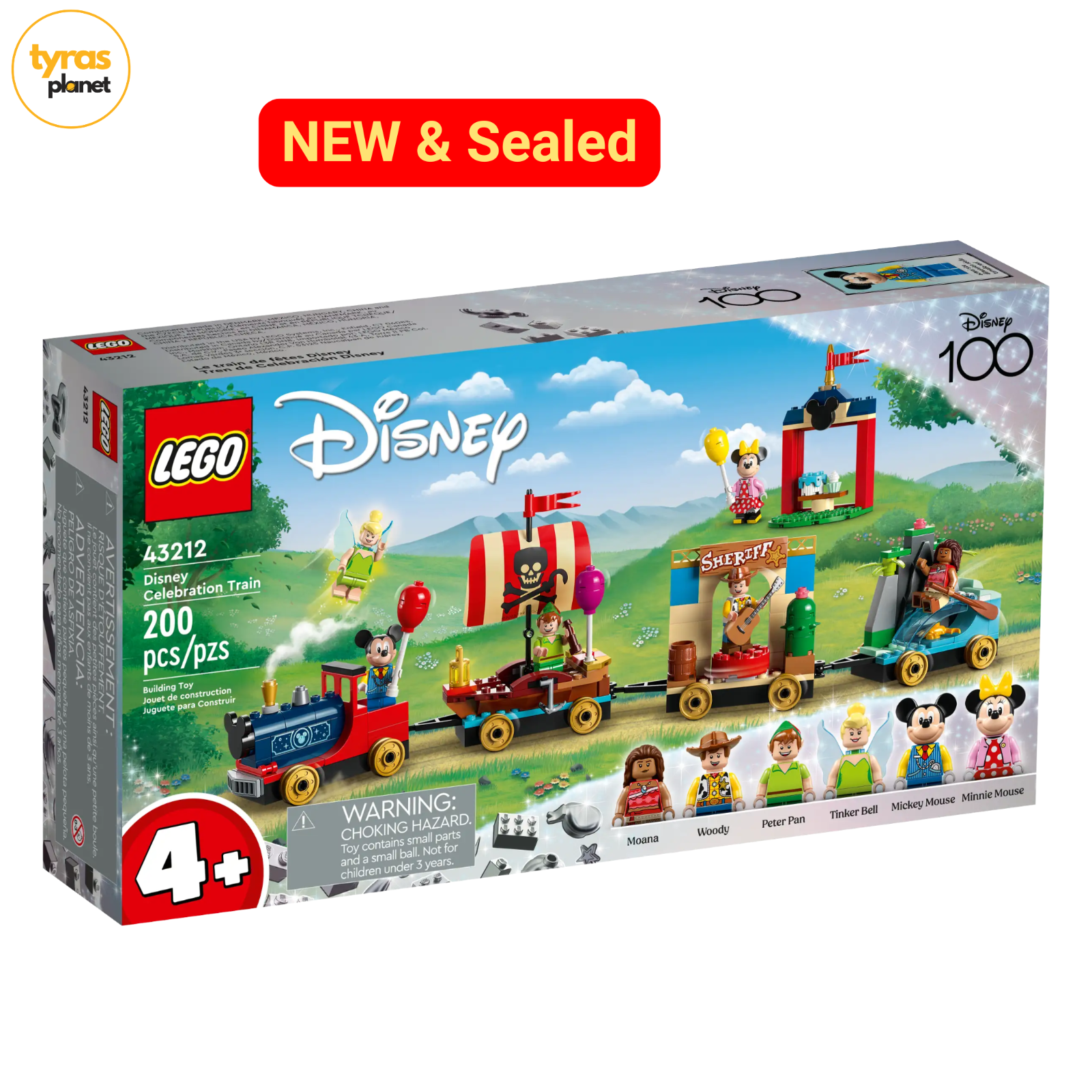 LEGO Disney Celebration Train toy gift set 43212 - NEW SEALED